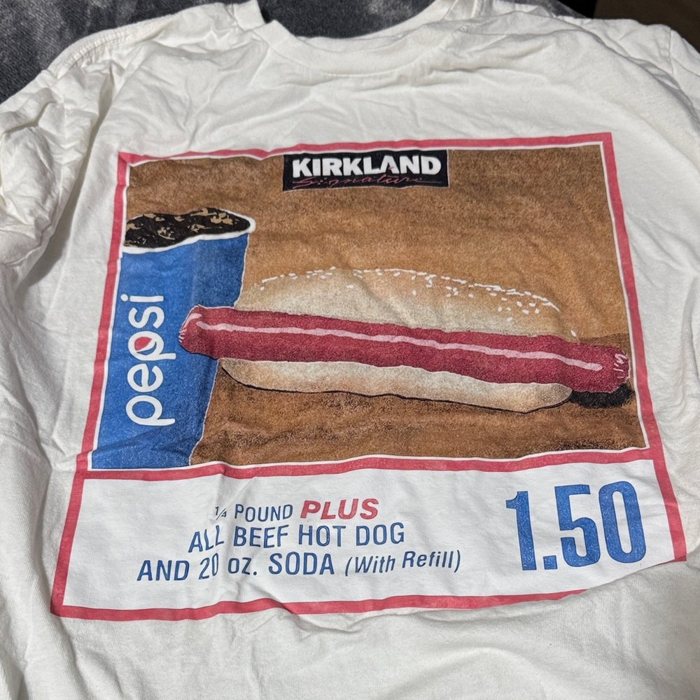 Kirkland Graphic T-Shirt with Hot Dog Print